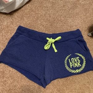 Pink Victoria’s Secret shorts